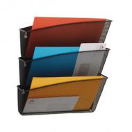 Symbolbild: Wandprosekthalter MESHFILE, 3er Set