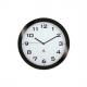 Wanduhr "HORISSIMO", schwarz HORISSIMO