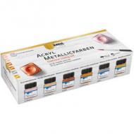 Acryl-Metallicfarbe, Glamour Living-Set