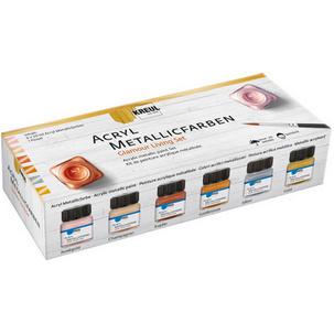 Acryl-Metallicfarbe, Glamour Living-Set 77601