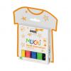 MUCKI Stoff-Sternchen Stoffmalstift, 5er-Set