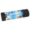 Müllsäcke mit Zugband, LDPE, 120 Liter, schwarz