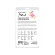 Watercoloring-Set "Floral", 11-teilig - Rückansicht