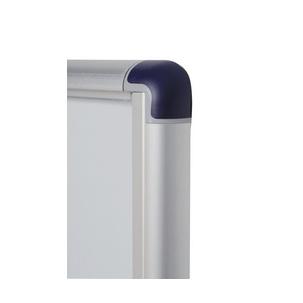 Detailansicht: Aluminiumrahmen und Kunststoffecken VT630109660