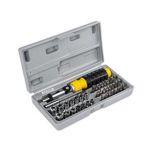 Bit- & Steckschlüssel-Satz, in Kunststoffbox M29041