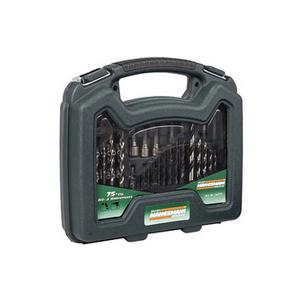 Bohrer- & Bit-Satz, im Kunststoffkoffer  M54375