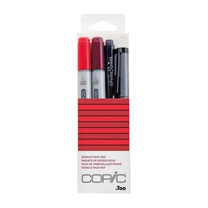 Marker ciao, 4er Set "Doodle Pack Red" 22075641