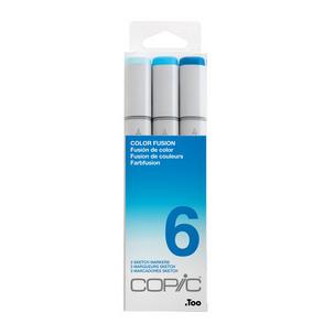 Marker sketch, 3er Set "Color Fusion 6" 21075656