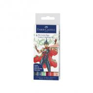 Tuschestift PITT artist pen, 6er Colouring Set
