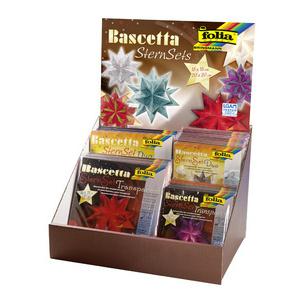 Faltblätter Bascetta-Sterne I, im Thekendisplay 152099