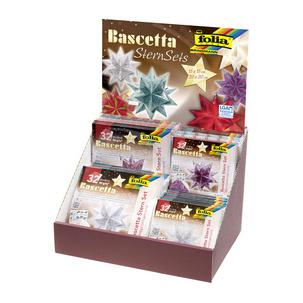 Faltblätter Bascetta-Sterne II, im Thekendisplay 152199