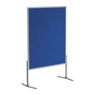Moderationstafel PRO, mit klappbaren Füßen - Filz blau