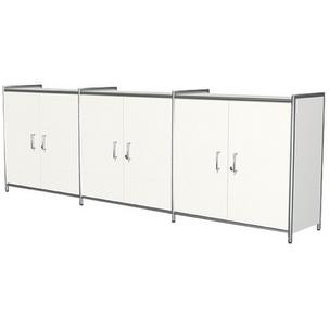 Sideboard ARTLINE, 6 Fächer, weiß 13794410