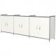 Sideboard ARTLINE, 2 Fächer, weiß 13793413