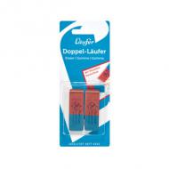 Naturkautschuk-Radierer DOPPEL-Läufer UNIVERSAL, Blistekarte