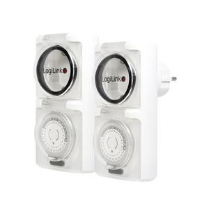 Tageszeitschaltuhr IP44, mechanisch - 2er Set ET0006A