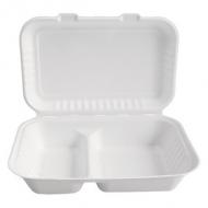 Zuckerrohr-Lunchbox NATURE Star, innen 2-geteilt