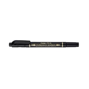 Permanent-Marker Pen, Doppelspitze, schwarz N75W-BE