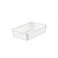 Aufbewahrungsbox BASKET RECYCLED 2 L, weiß