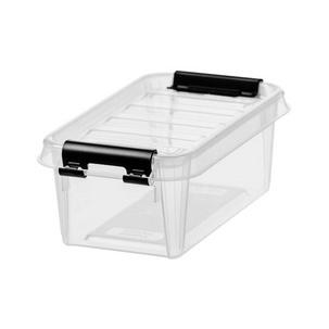 Aufbewahrungsbox CLASSIC 0,3 L, schwarze Klippverschlüsse 3452070
