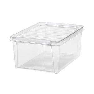 Aufbewahrungsbox CLASSIC 14 L, weiße Klippverschlüsse 3508390