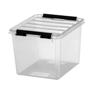 Aufbewahrungsbox CLASSIC 3 L, schwarze Klippverschlüsse 3522070