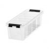 Aufbewahrungsbox CLASSIC 3,5 L + Einsätze, schwarze Klippverschlüsse