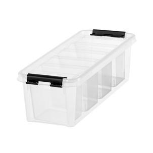 Aufbewahrungsbox CLASSIC 3,5 L + Einsätze, schwarze Klippverschlüsse 3458741