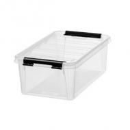 Aufbewahrungsbox CLASSIC 4 L, schwarze Klippverschlüsse