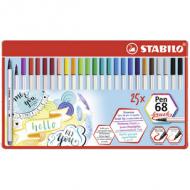 Pinselstift Pen 68 brush, 25er Metalletui