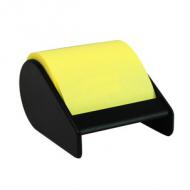 Haftnotizen auf der Rolle, neongelb