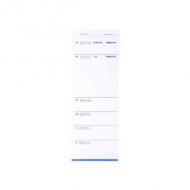 EXACOMPTA Bloc Brasserie, 96 x 260 mm, tripli ------------------ pour le marché: F ----------------------tripli autocopiants, 50 feuillets numérotés, support en carton rigide, 6 coupons détachables, papier 57 g / m2 (96208E)