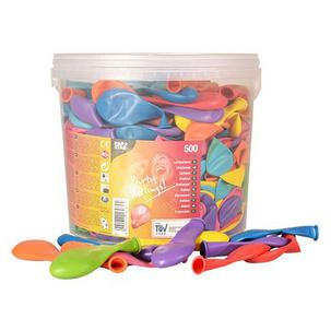 Luftballons, 500 Stück im Eimer 18989