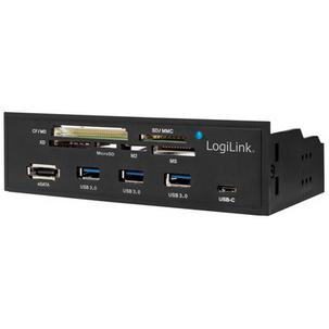 5,25" Multifunktions-Panel, mit 6-fach Kartenleser UA0341