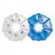 Wochen-Pillendose, transparent / blau 99456