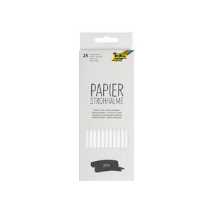 Papier-Strohhalm "WHITE" 12510