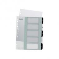 Zahlen Kunststoff-Register WOW, 1 - 5