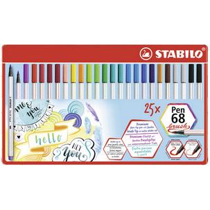 Pinselstift Pen 68 brush, 25er Metalletui  568/25-321