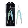 Zirkel Mars Comfort 556 "pastel", pastel-grün / pastel-blau