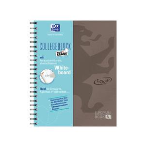 Touch Collegeblock European Book 4 "Write & Erase", braun 400132983