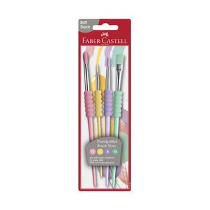 Synthetikhaarpinsel-Set Pastell 481620