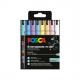 Pigmentmarker POSCA PC1MR, 8er Etui - softe Farben PC1MR/8APFASS18