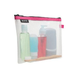 Symbolbild: Kosmetiktasche WOW Traveller, transparent / pink 4014-00-54