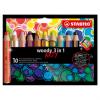 Multitalentstift woody 3 in 1, 10er Kartonetui ARTY