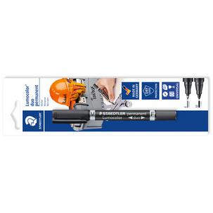 Lumocolor Heimwerkermarker permanent duo, Blisterkarte 348-9 BK-1