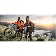 uvex Herren-Wetterjacke suXXeed, nachtblau, XS Oberstoff 1: 95% Polyester, 5% Elasthan, Oberstoff 2: 80% Nylon, 20% Polyester, Futter: 100% Polyester, Saum und Ärmelsäume weitenverstellbar, abnehmbare Kapuze, Unterarmbelüftung, Atmungsaktivität, Wassersäule von 10.000 mm (8941808)