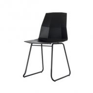 Besucherstuhl CUBE, schwarz