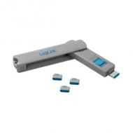 USB-C Sicherheitsschloss, 1 Schlüssel / 4 Schlösser