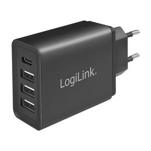 USB-Steckdosenadapter mit 4 USB-Ports PA0221