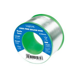 Lötdraht, Durchmesser: 0,56 mm, 100 g Rolle SA0004